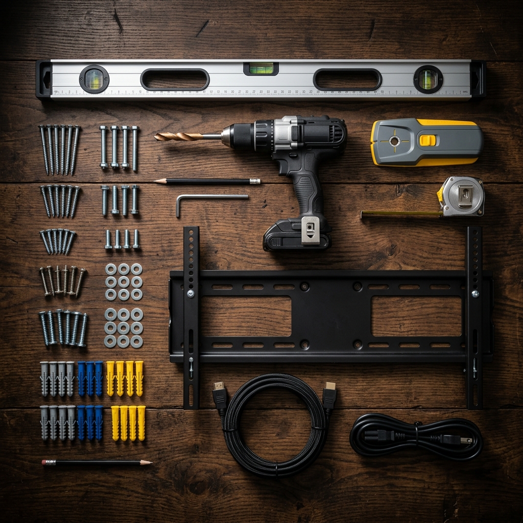 Professional mounting tools and hardware